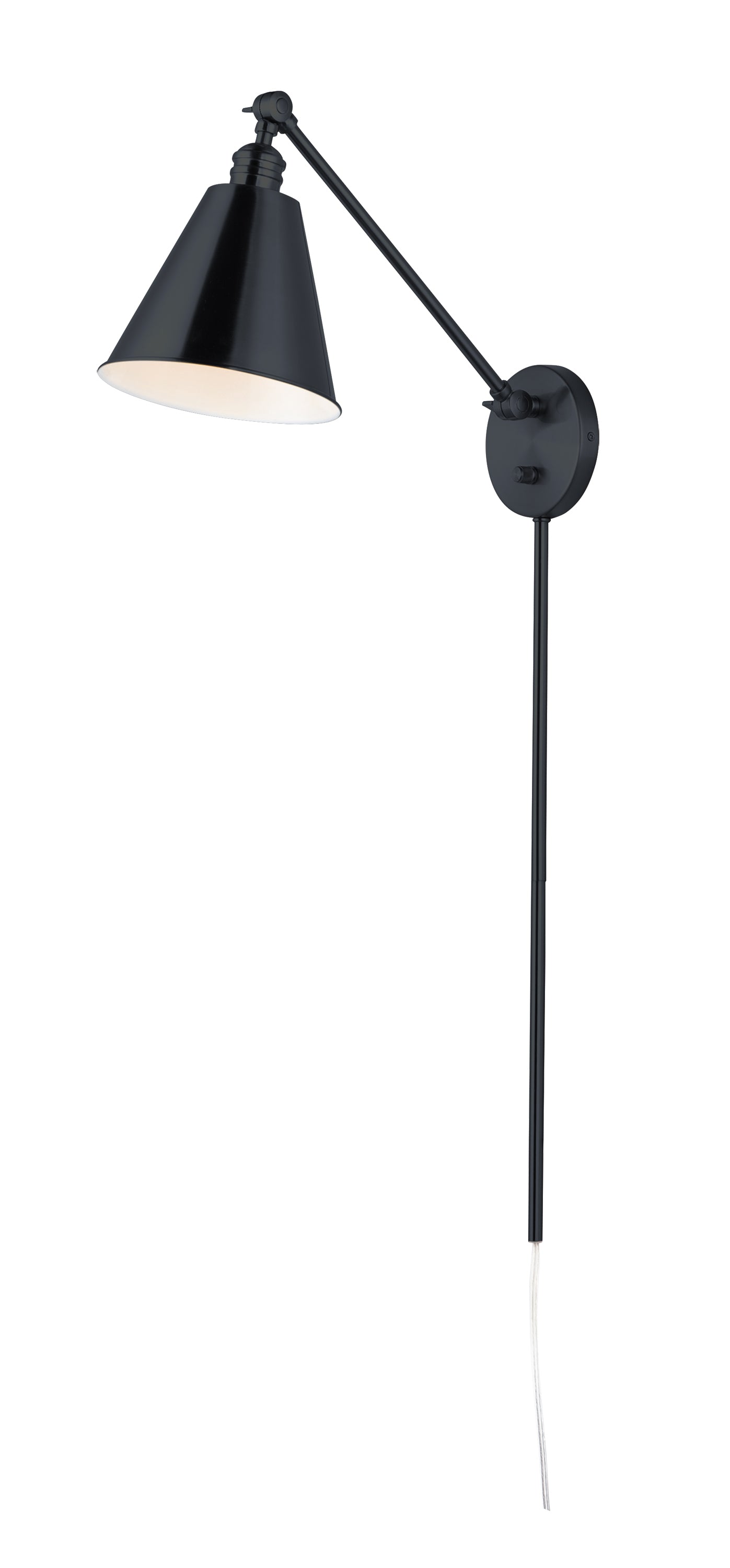 Library Wall Sconce Black by Maxim Lighting