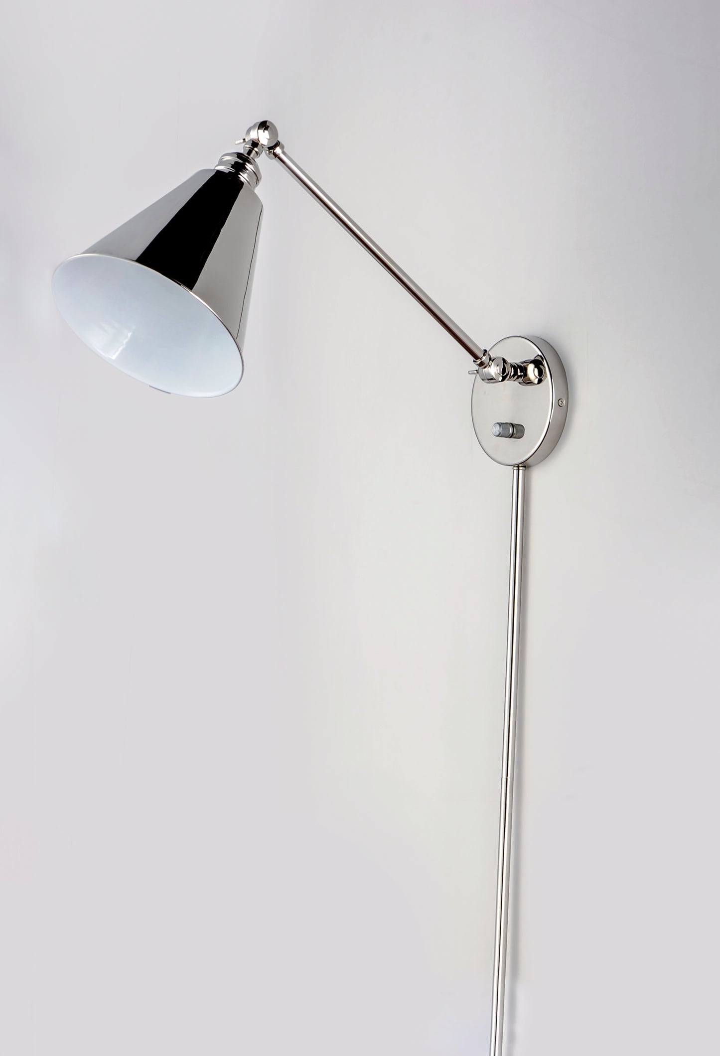 Library Wall Sconce Polished Nickel by Maxim Lighting