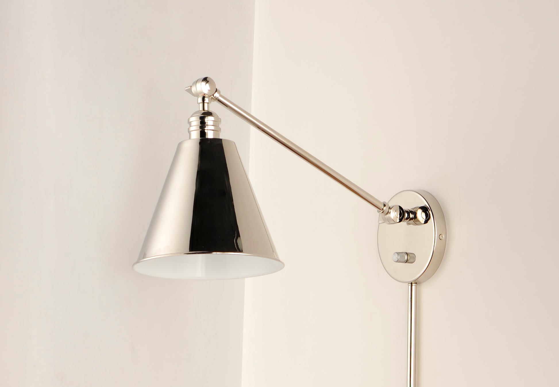 Library Wall Sconce Polished Nickel by Maxim Lighting