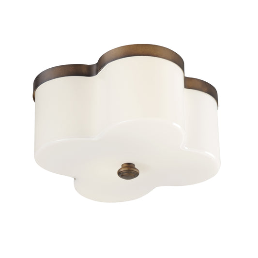 Clover 2-Light Flush Mount Antique Bronze by Maxim Lighting