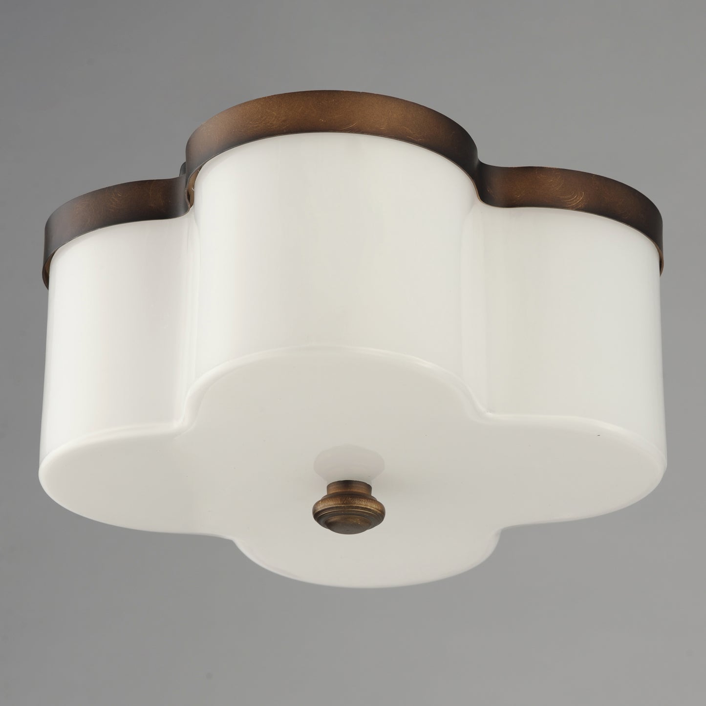 Clover 2-Light Flush Mount Antique Bronze by Maxim Lighting