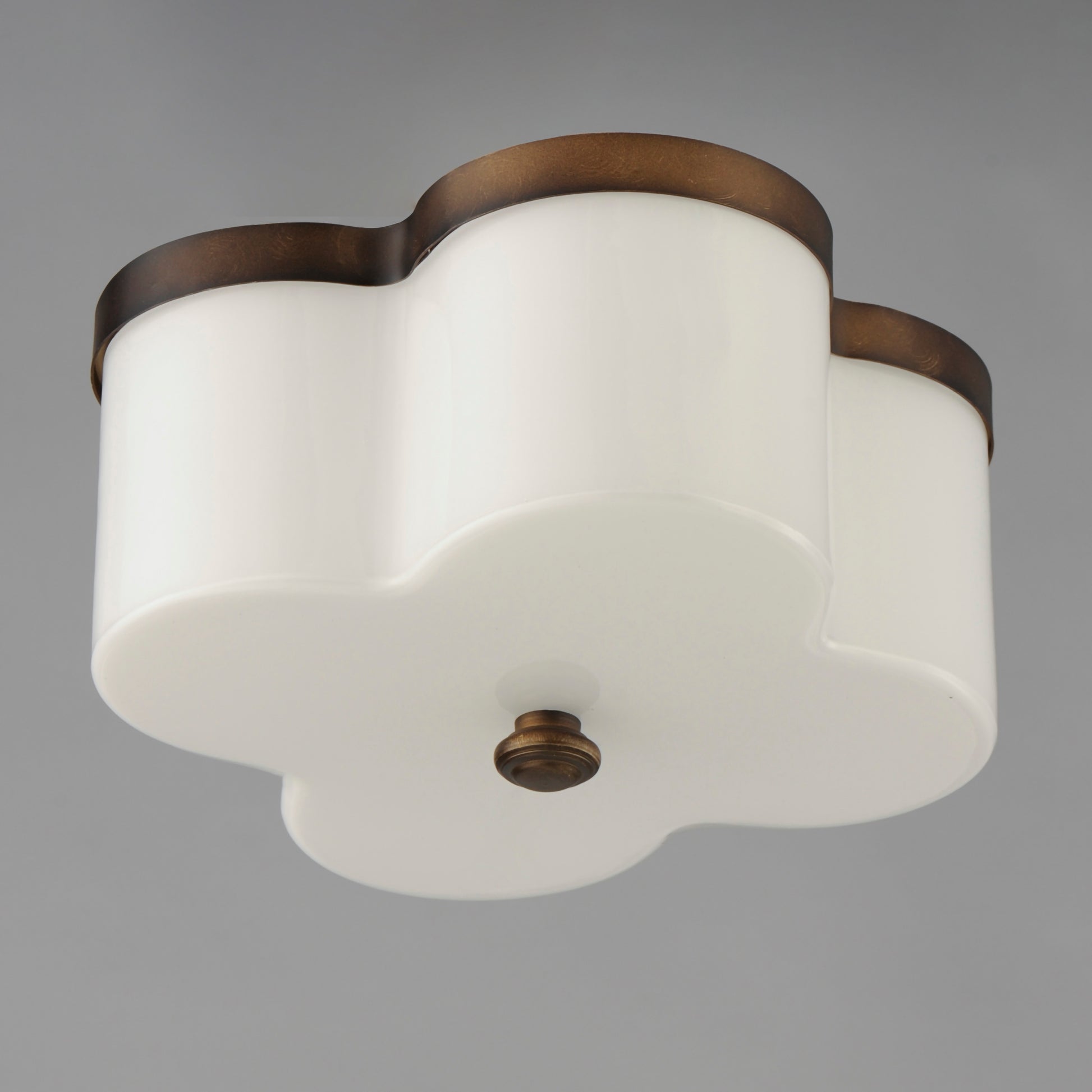 Clover 2-Light Flush Mount Antique Bronze by Maxim Lighting