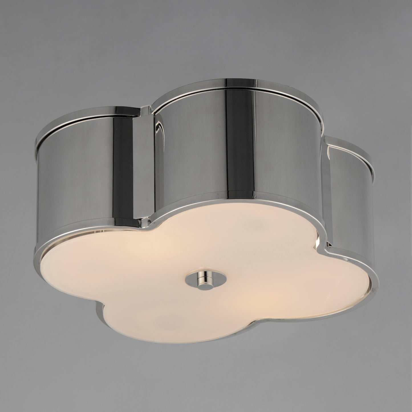 Clover 2-Light Flush Mount Polished Nickel by Maxim Lighting