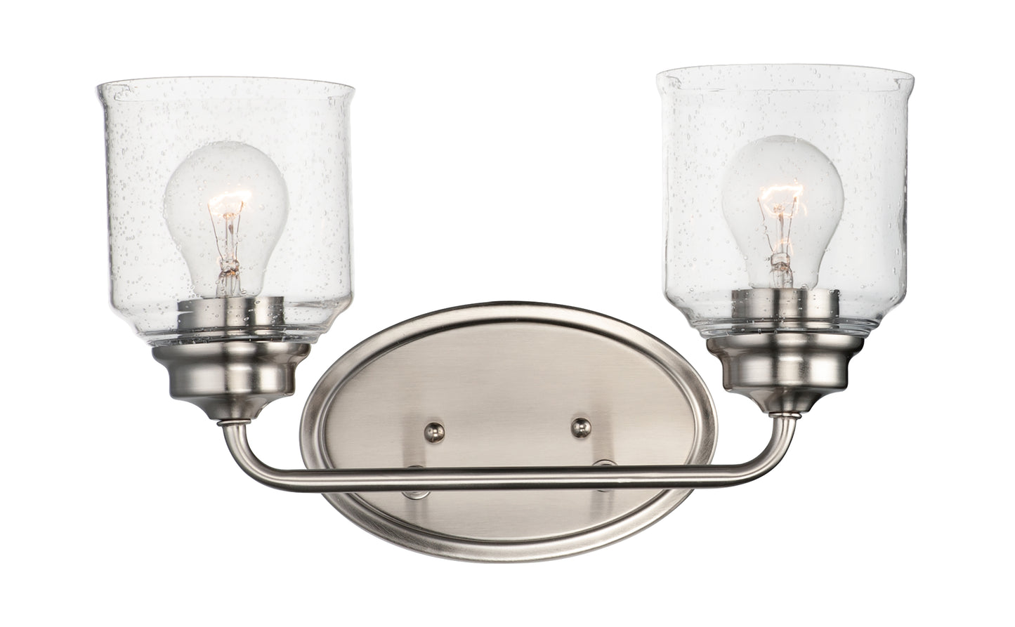 Acadia 2-Light Bath Vanity Satin Nickel by Maxim Lighting