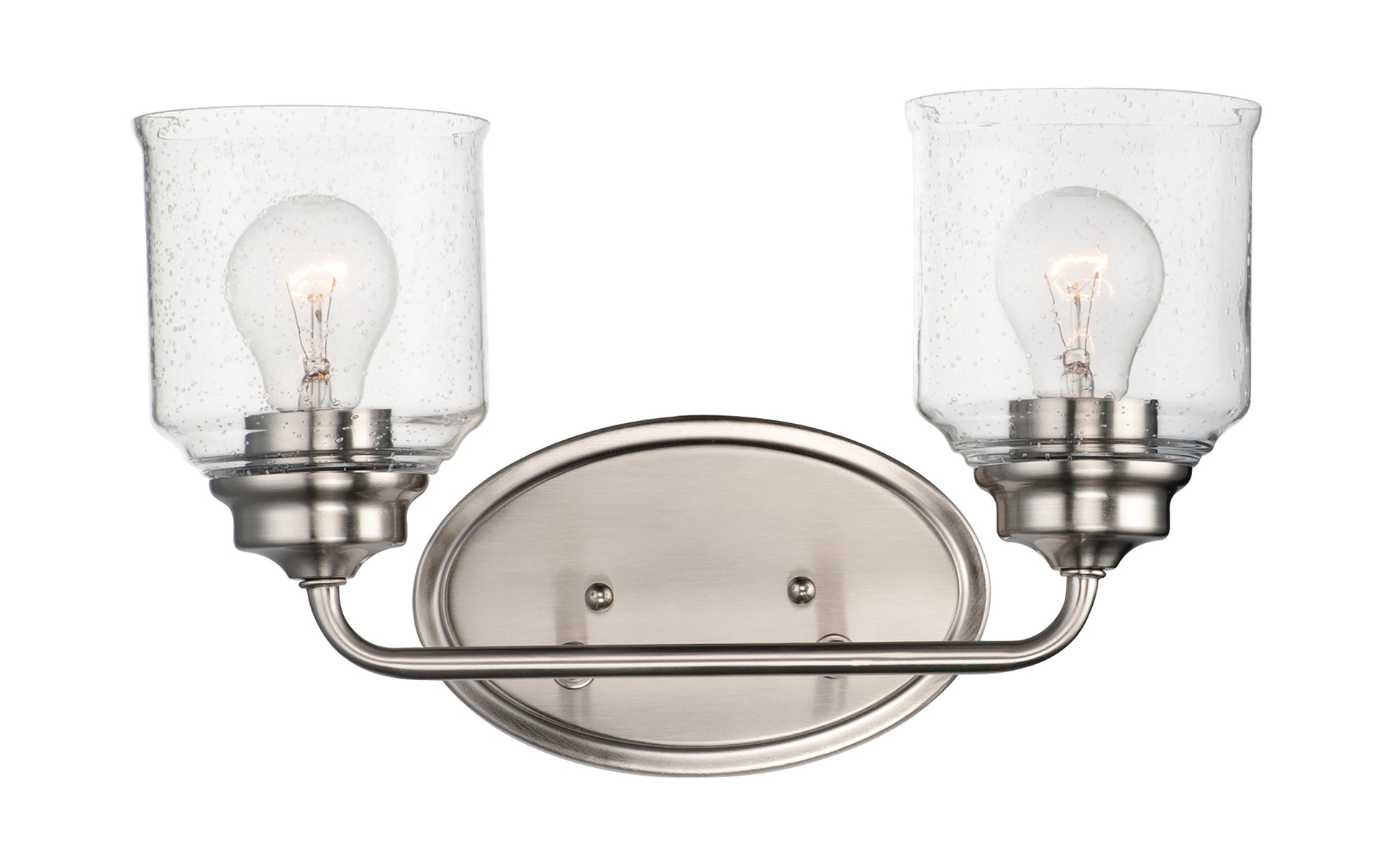 Acadia 2-Light Bath Vanity Satin Nickel by Maxim Lighting