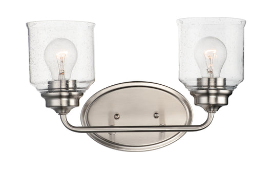 Acadia 2-Light Bath Vanity Satin Nickel by Maxim Lighting