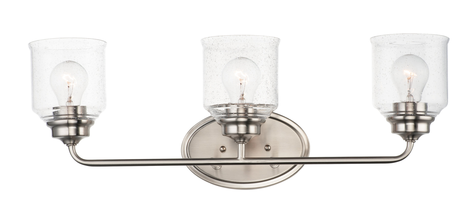 Acadia 3-Light Bath Vanity Satin Nickel by Maxim Lighting