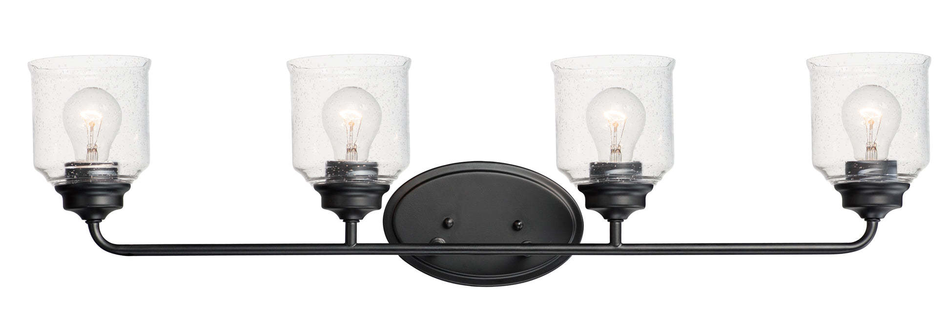Acadia 4-Light Bath Vanity Black by Maxim Lighting