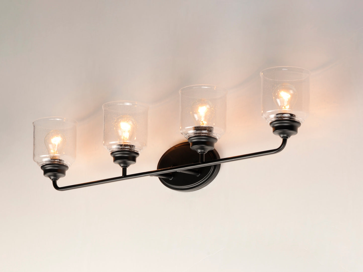 Acadia 4-Light Bath Vanity Black by Maxim Lighting