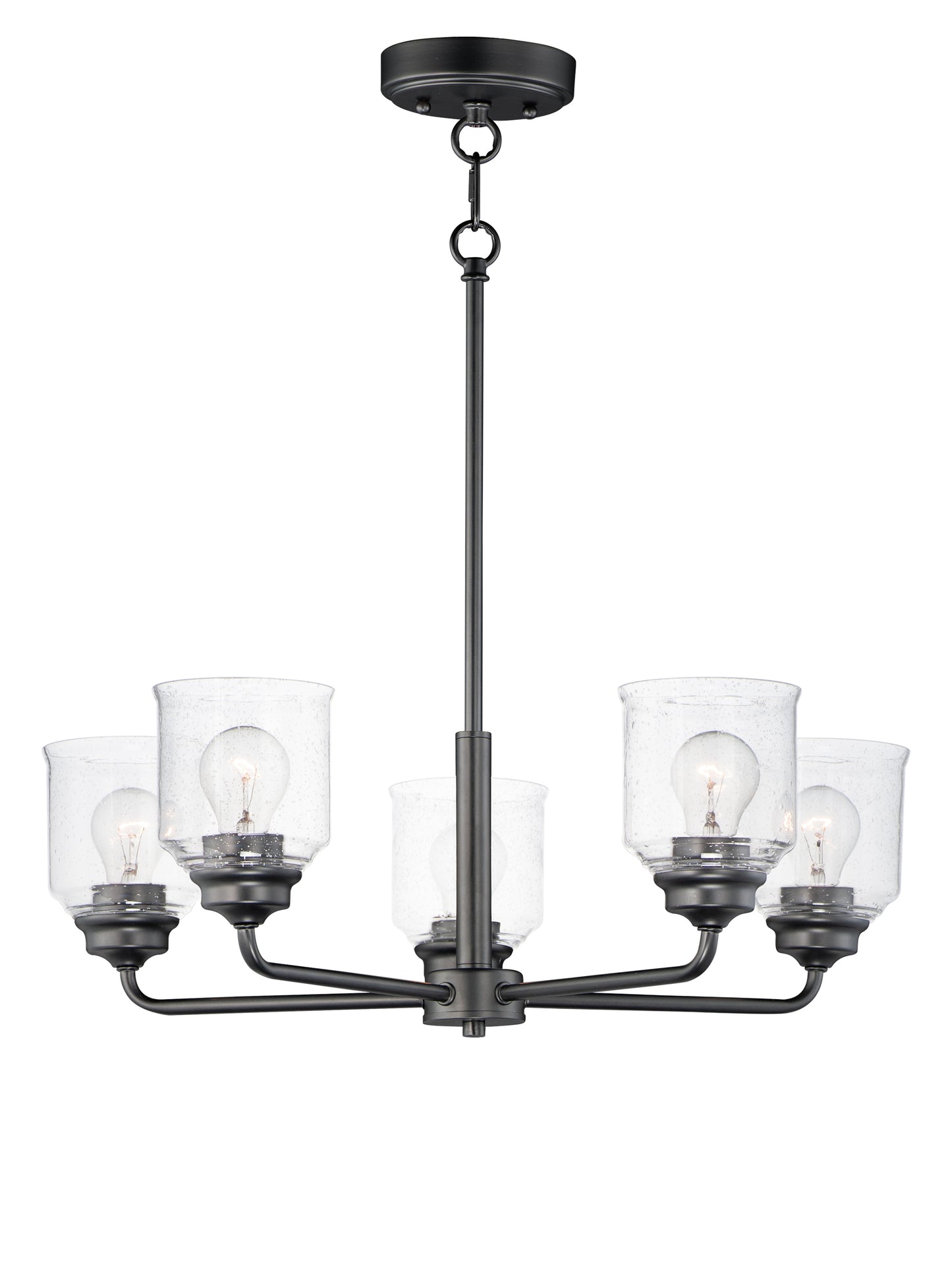 Acadia 5-Light Chandelier Black by Maxim Lighting