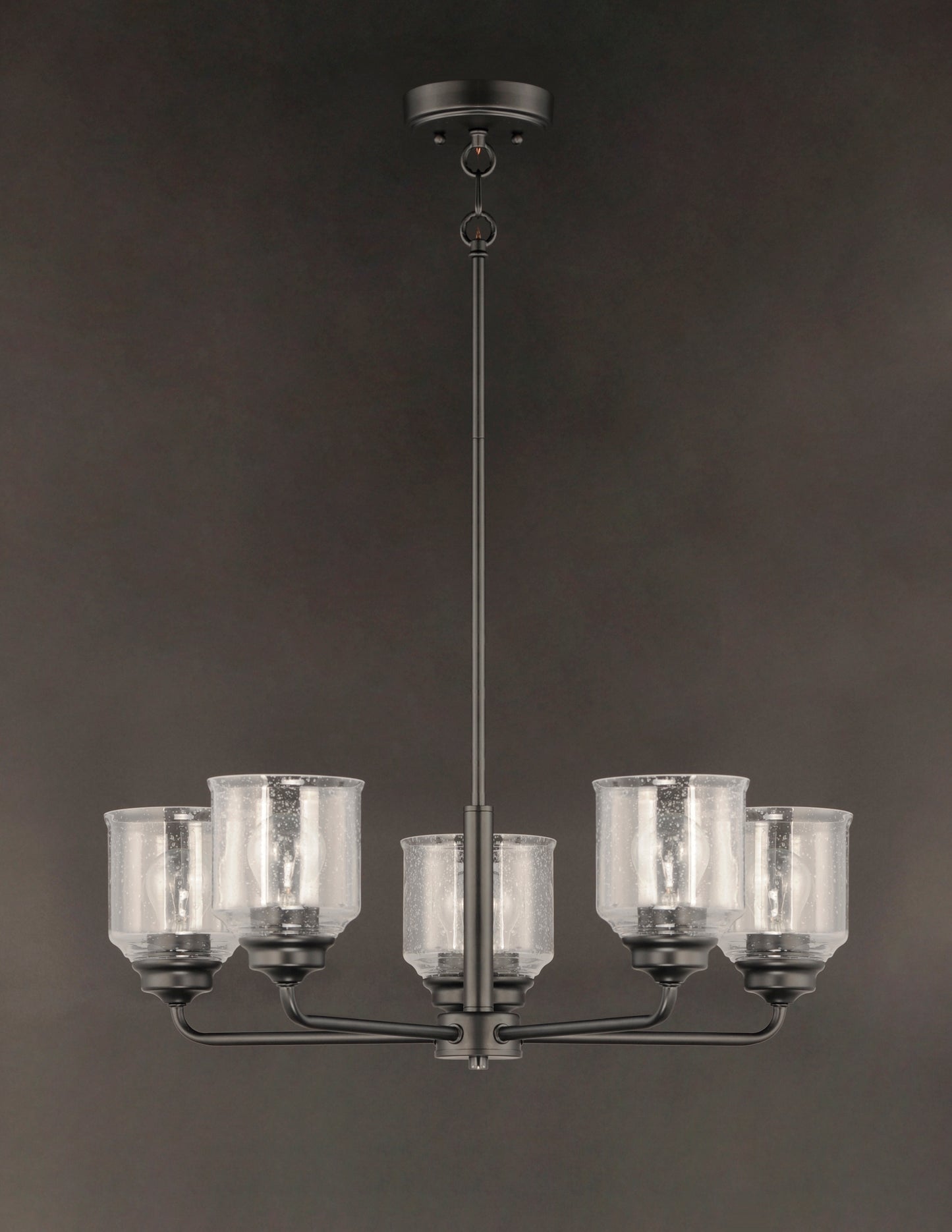 Acadia 5-Light Chandelier Black by Maxim Lighting
