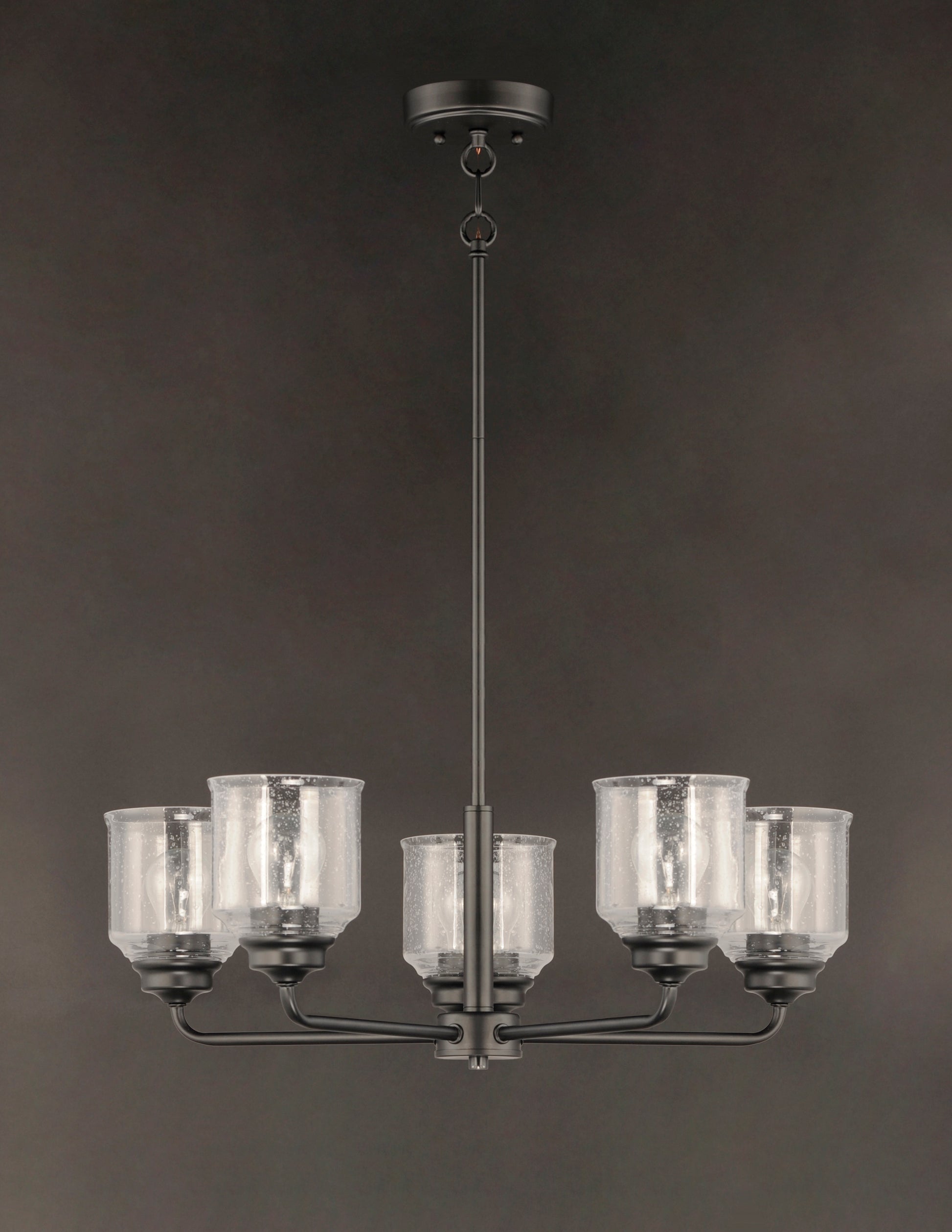 Acadia 5-Light Chandelier Black by Maxim Lighting