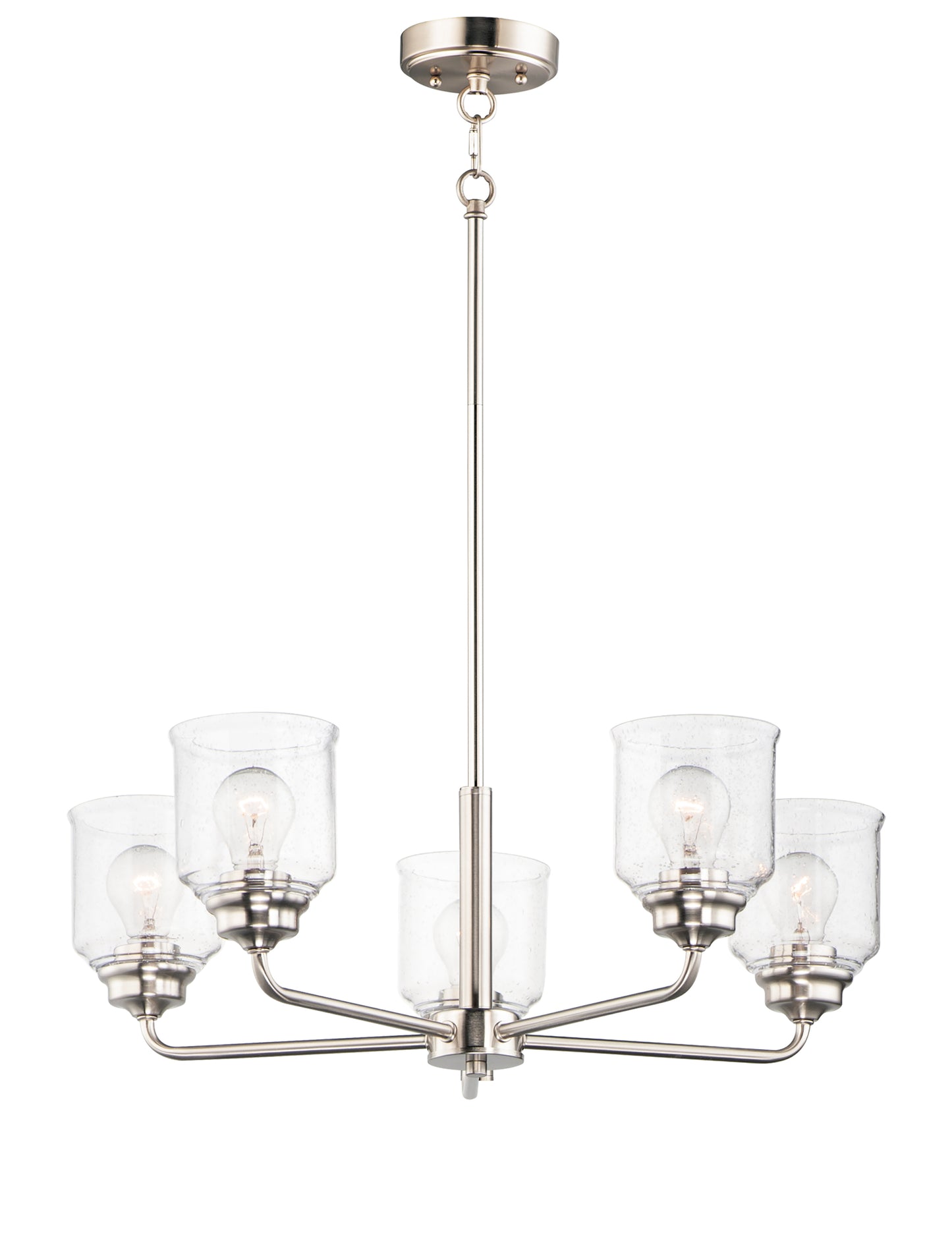 Acadia 5-Light Chandelier Satin Nickel by Maxim Lighting