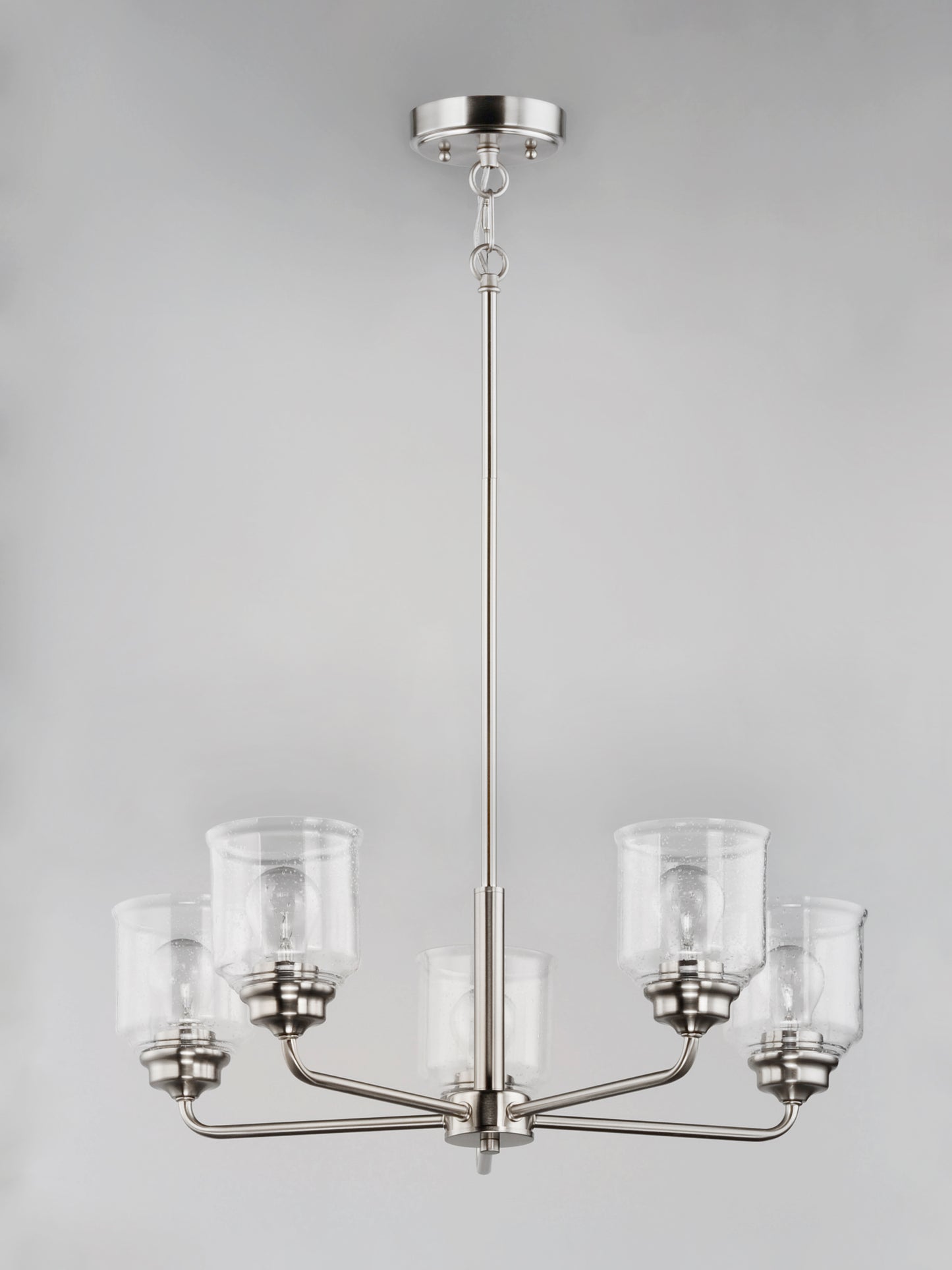 Acadia 5-Light Chandelier Satin Nickel by Maxim Lighting