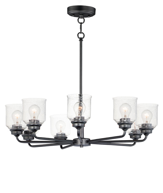 Acadia 8-Light Chandelier Black by Maxim Lighting