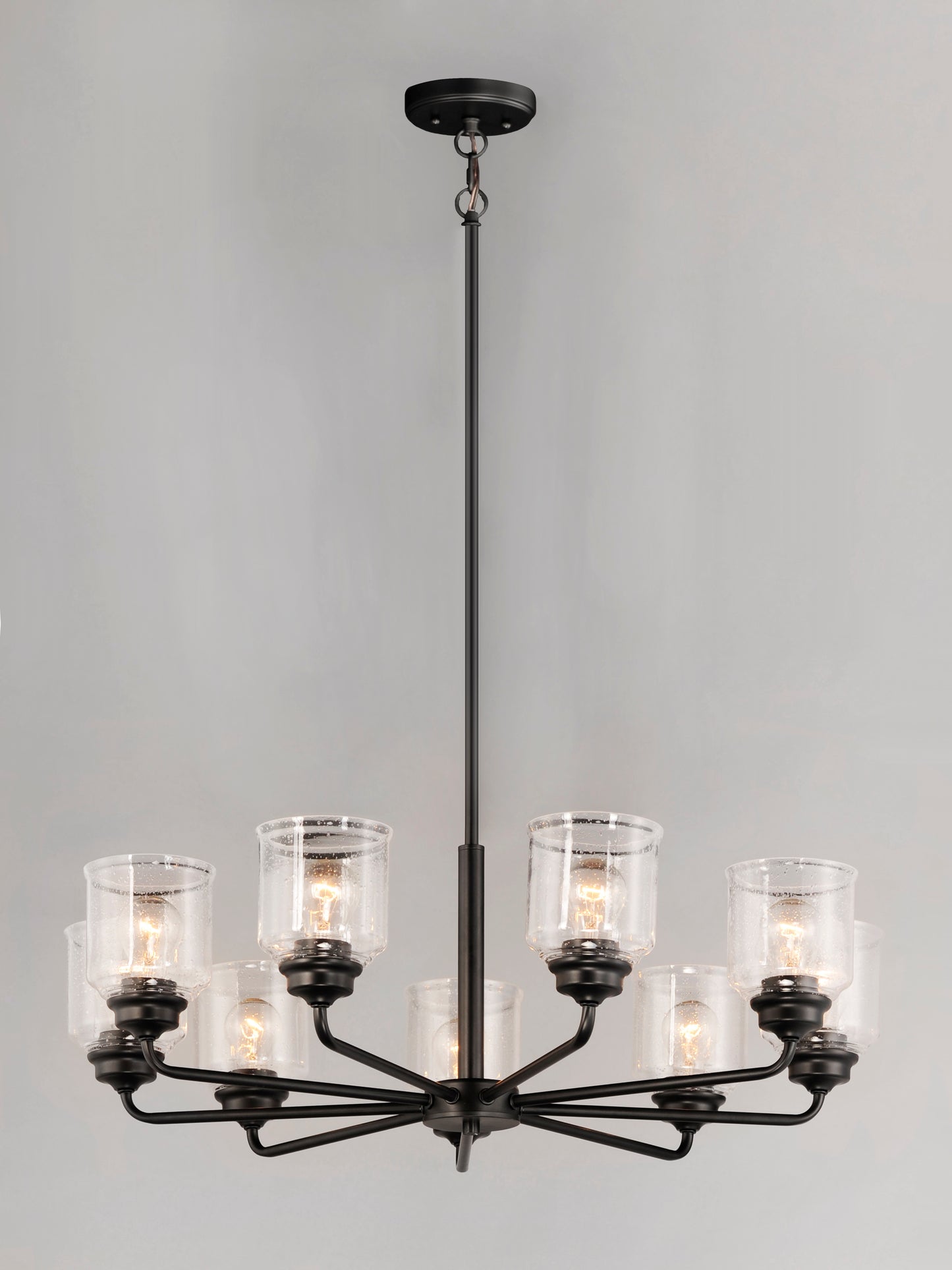 Acadia 8-Light Chandelier Black by Maxim Lighting