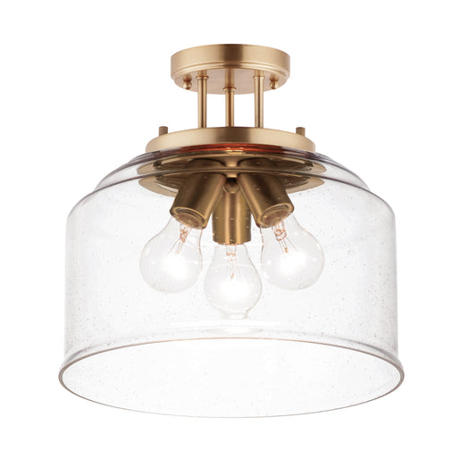 Acadia 3-Light Semi-Flush Mount Heritage by Maxim Lighting