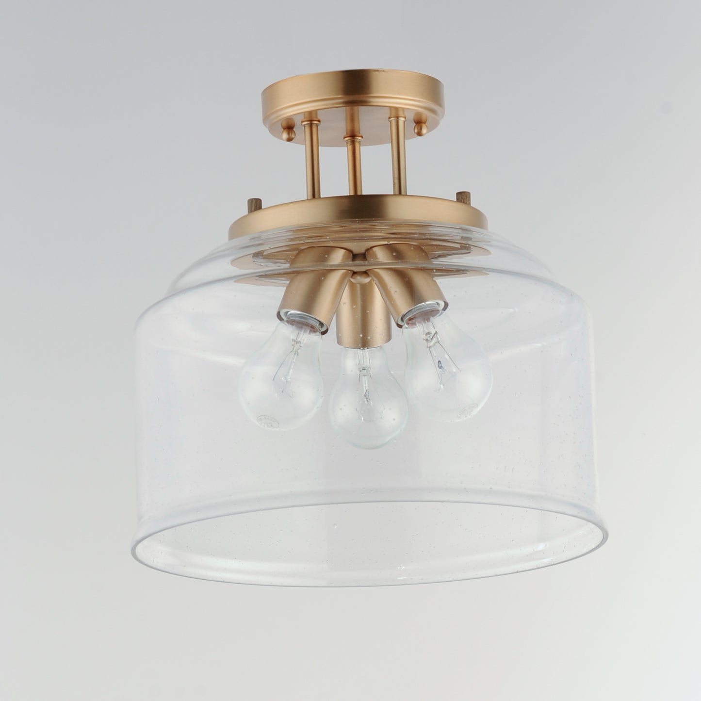 Acadia 3-Light Semi-Flush Mount Heritage by Maxim Lighting