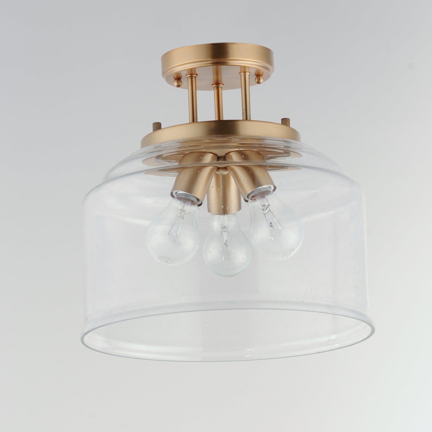 Acadia 3-Light Semi-Flush Mount Heritage by Maxim Lighting