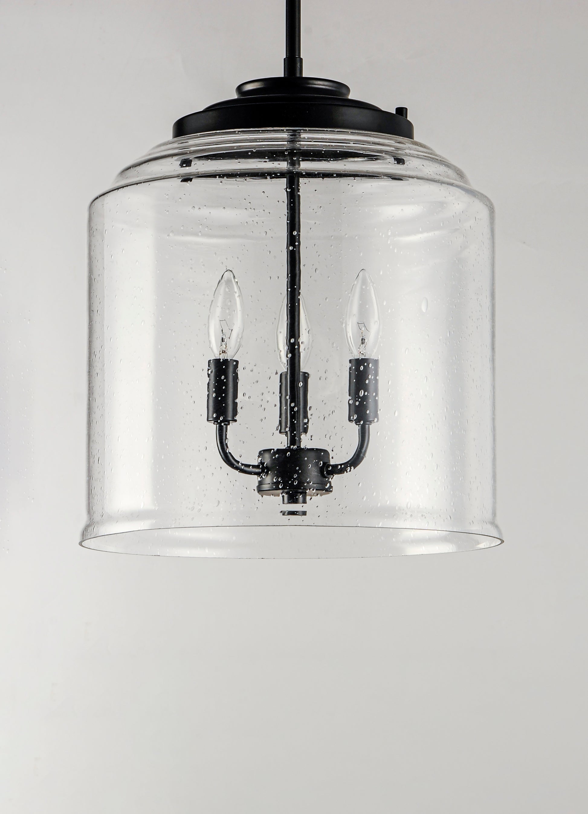 Acadia 3-Light Pendant Black by Maxim Lighting