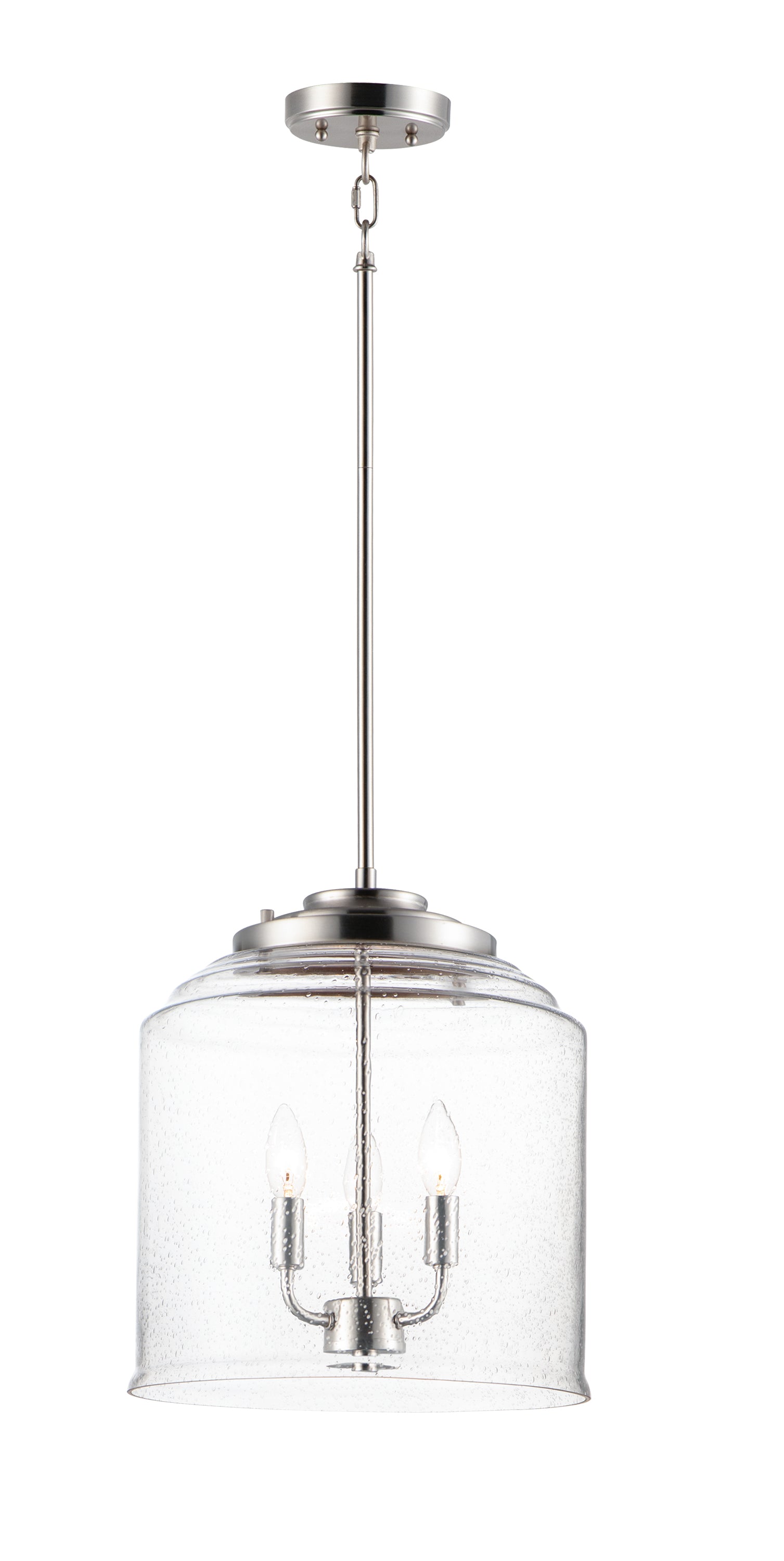 Acadia 3-Light Pendant Satin Nickel by Maxim Lighting