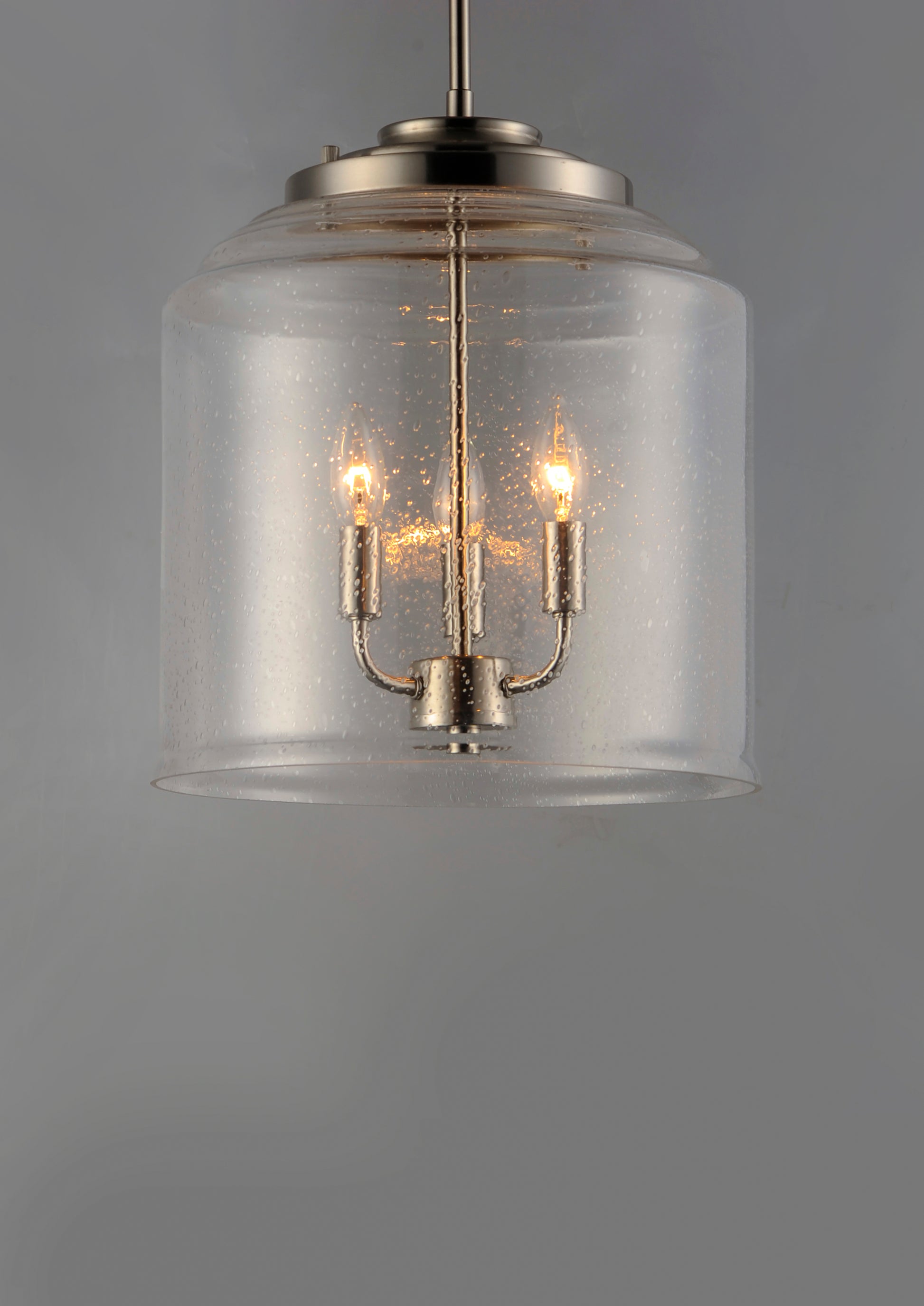 Acadia 3-Light Pendant Satin Nickel by Maxim Lighting