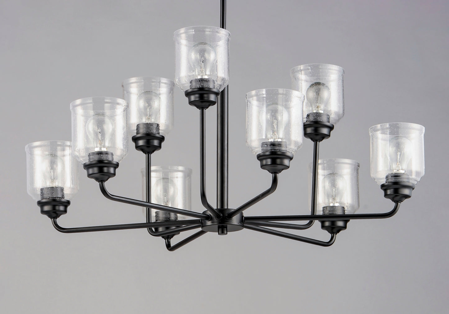 Acadia 9-Light Chandelier Black by Maxim Lighting