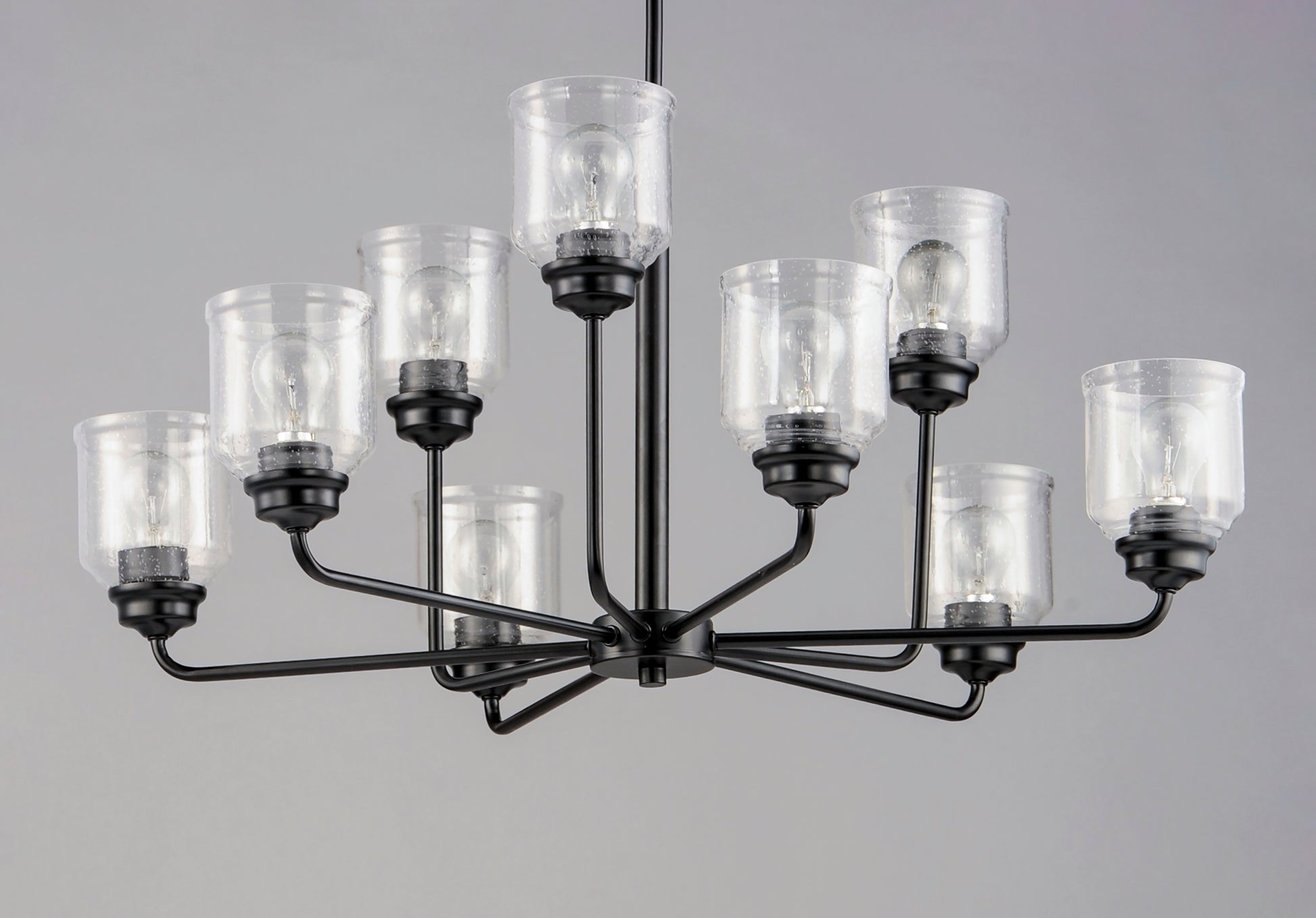 Acadia 9-Light Chandelier Black by Maxim Lighting