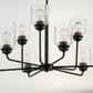 Acadia 9-Light Chandelier Black by Maxim Lighting