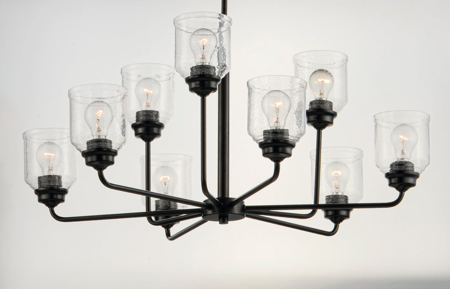 Acadia 9-Light Chandelier Black by Maxim Lighting