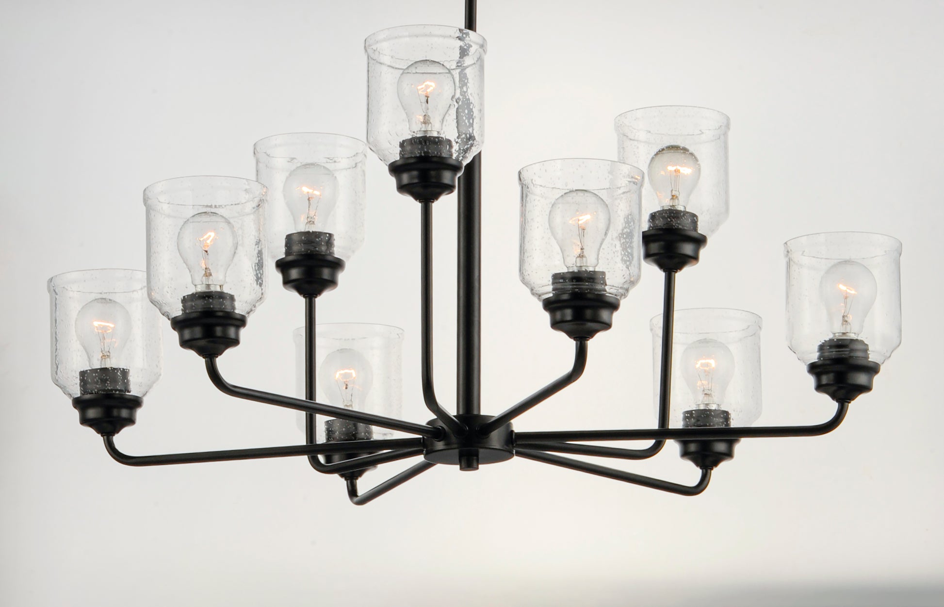 Acadia 9-Light Chandelier Black by Maxim Lighting