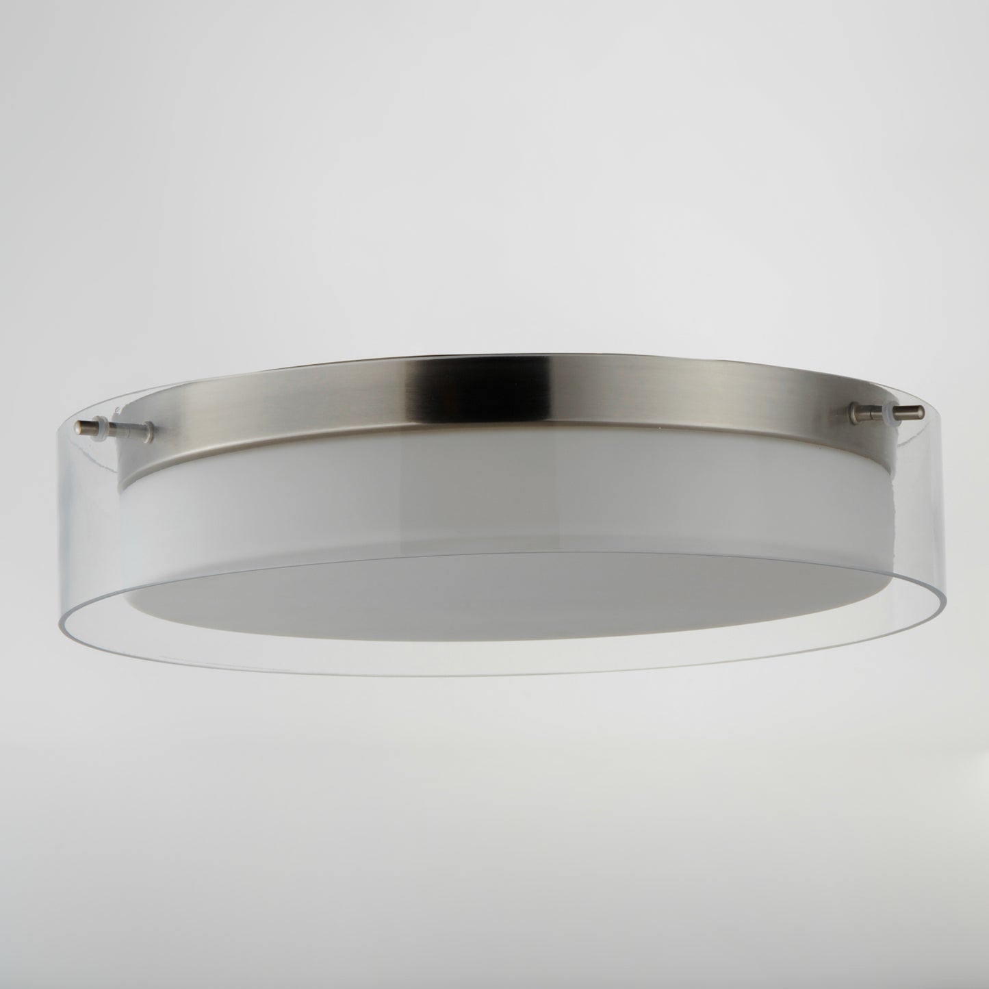 Duo 16" Round LED Flush Mount Satin Nickel by Maxim Lighting