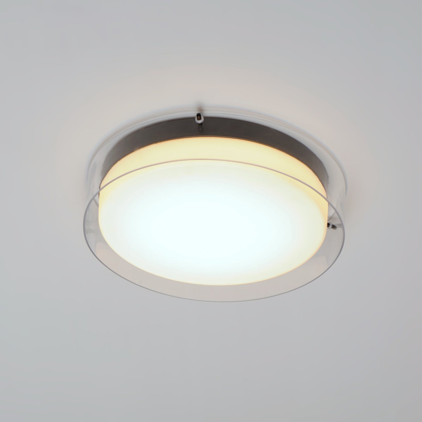 Duo 20" Round LED Flush Mount Black by Maxim Lighting