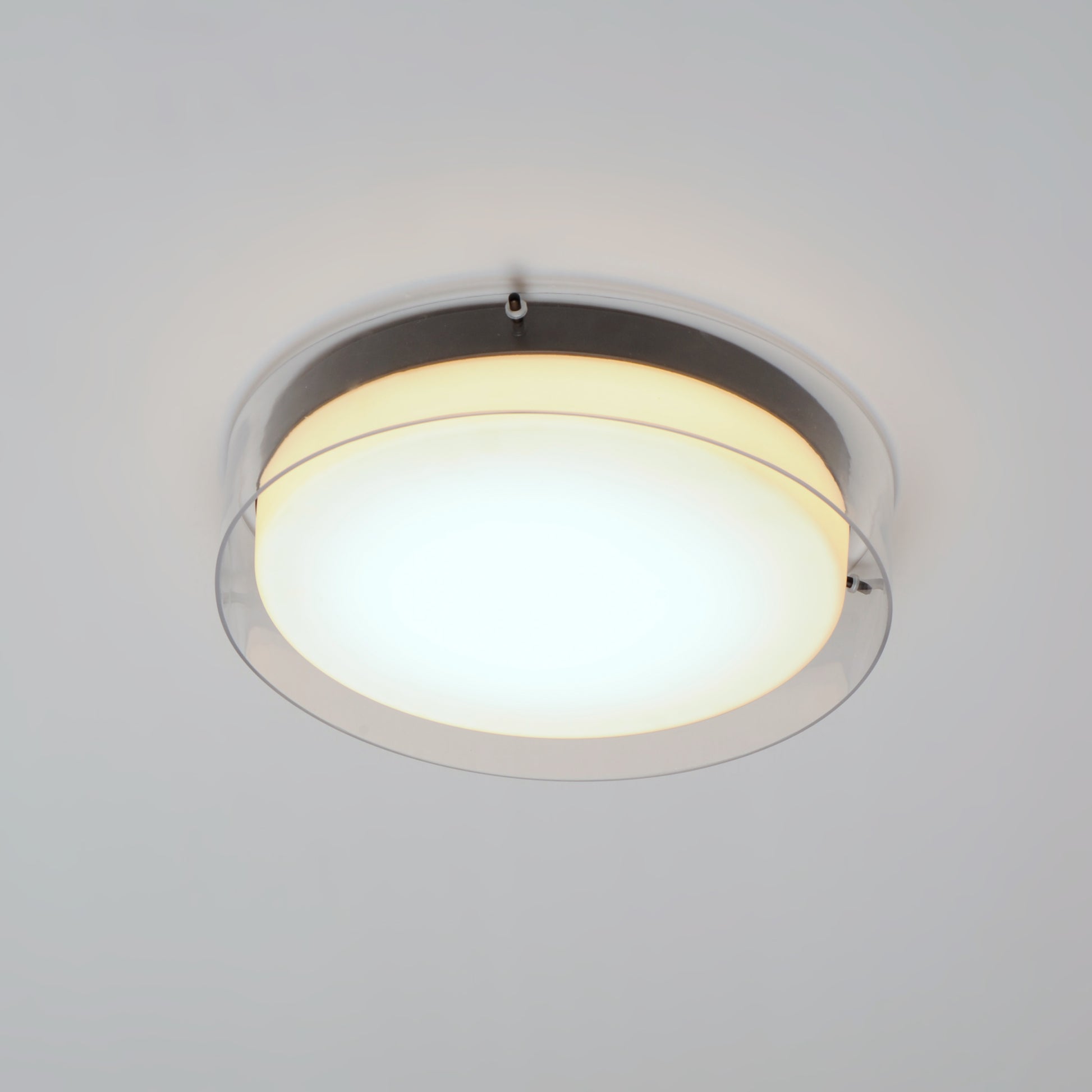 Duo 20" Round LED Flush Mount Black by Maxim Lighting