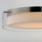 Duo 20" Round LED Flush Mount Satin Nickel by Maxim Lighting
