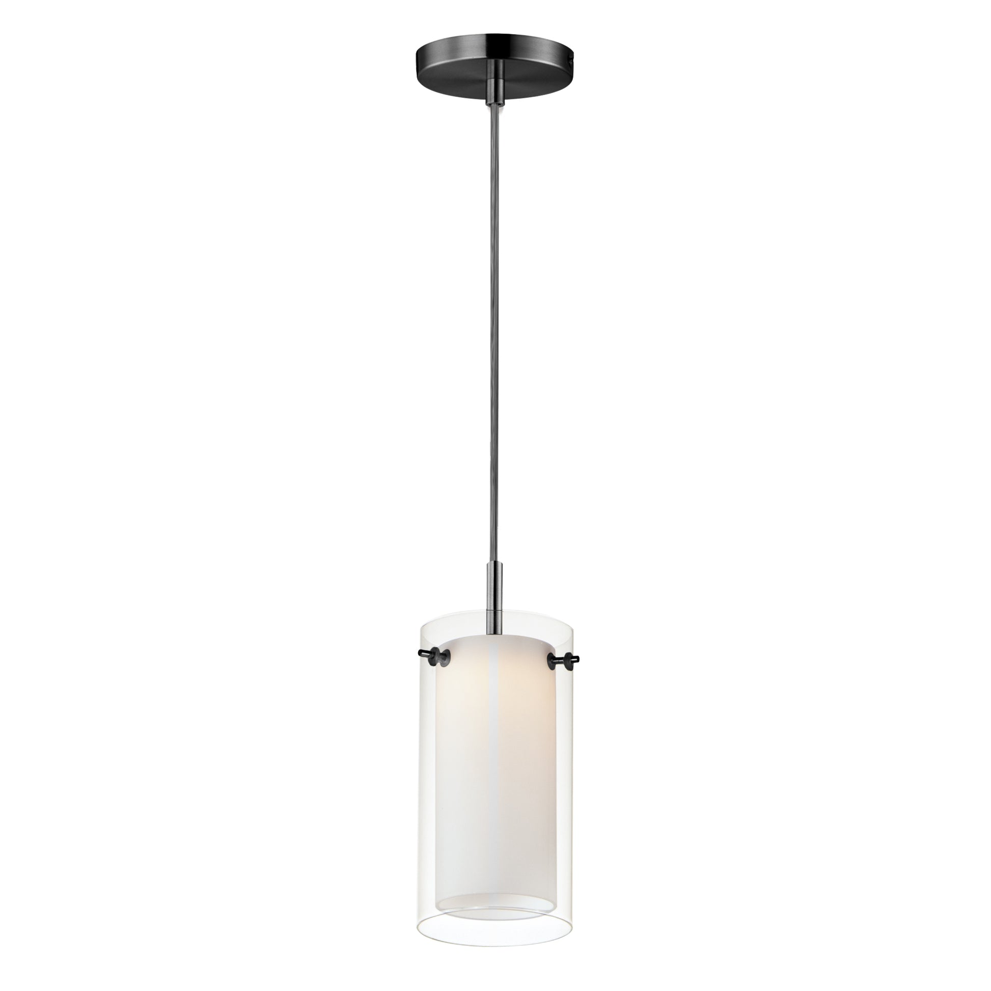 Duo Mini LED Pendant Black by Maxim Lighting