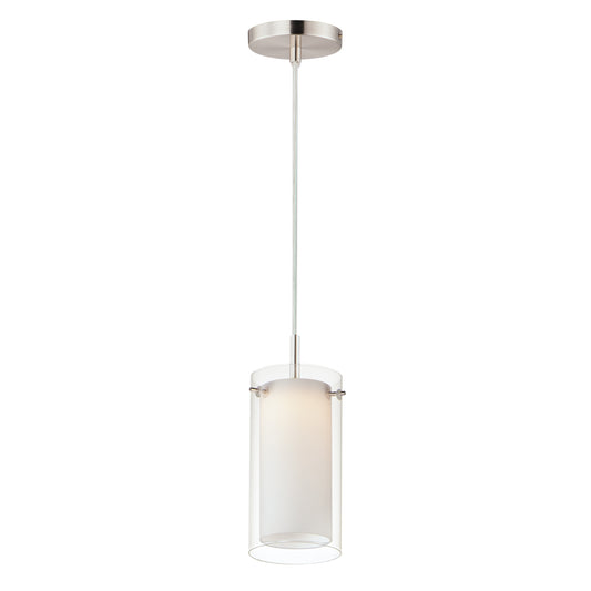 Duo Mini LED Pendant Satin Nickel by Maxim Lighting