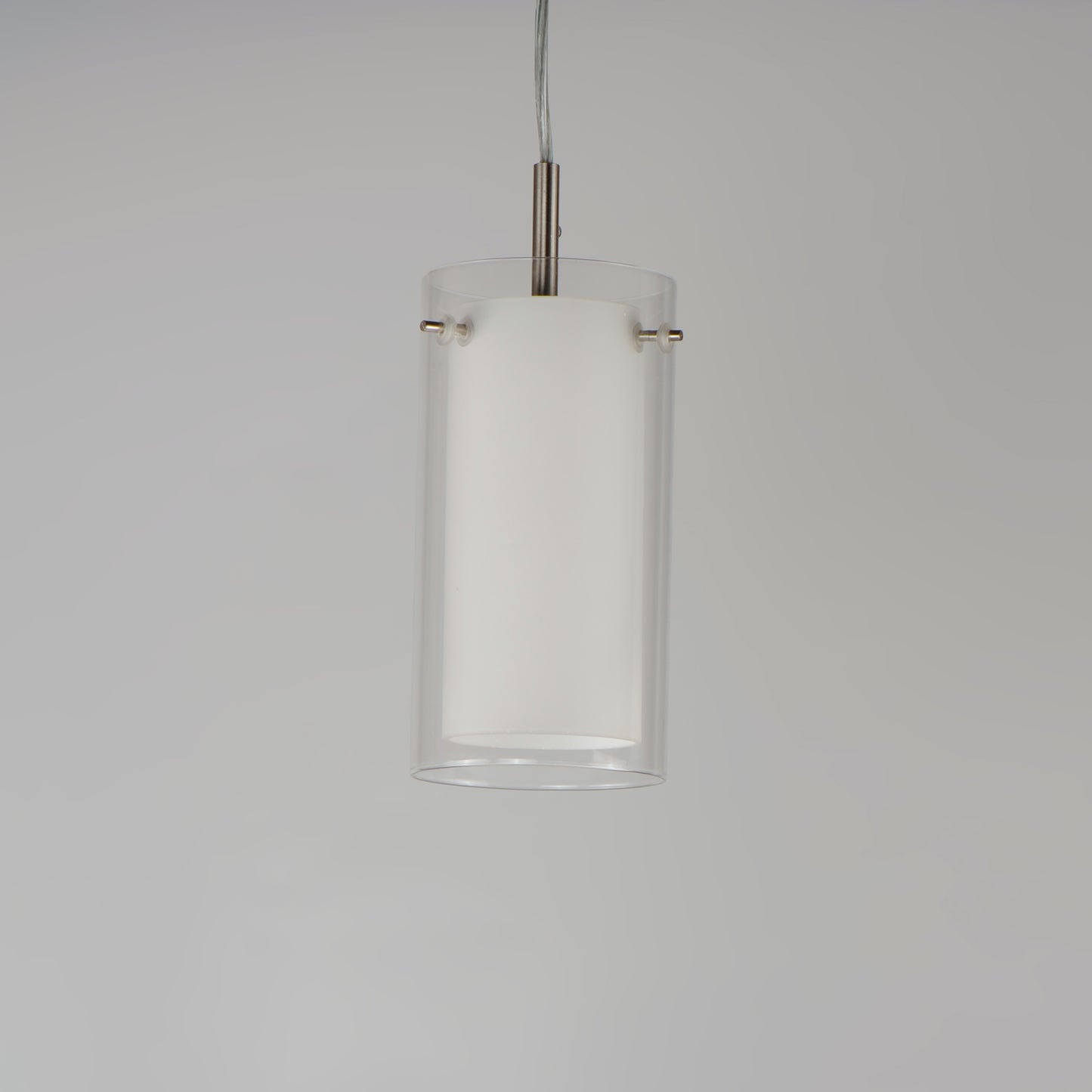 Duo Mini LED Pendant Satin Nickel by Maxim Lighting