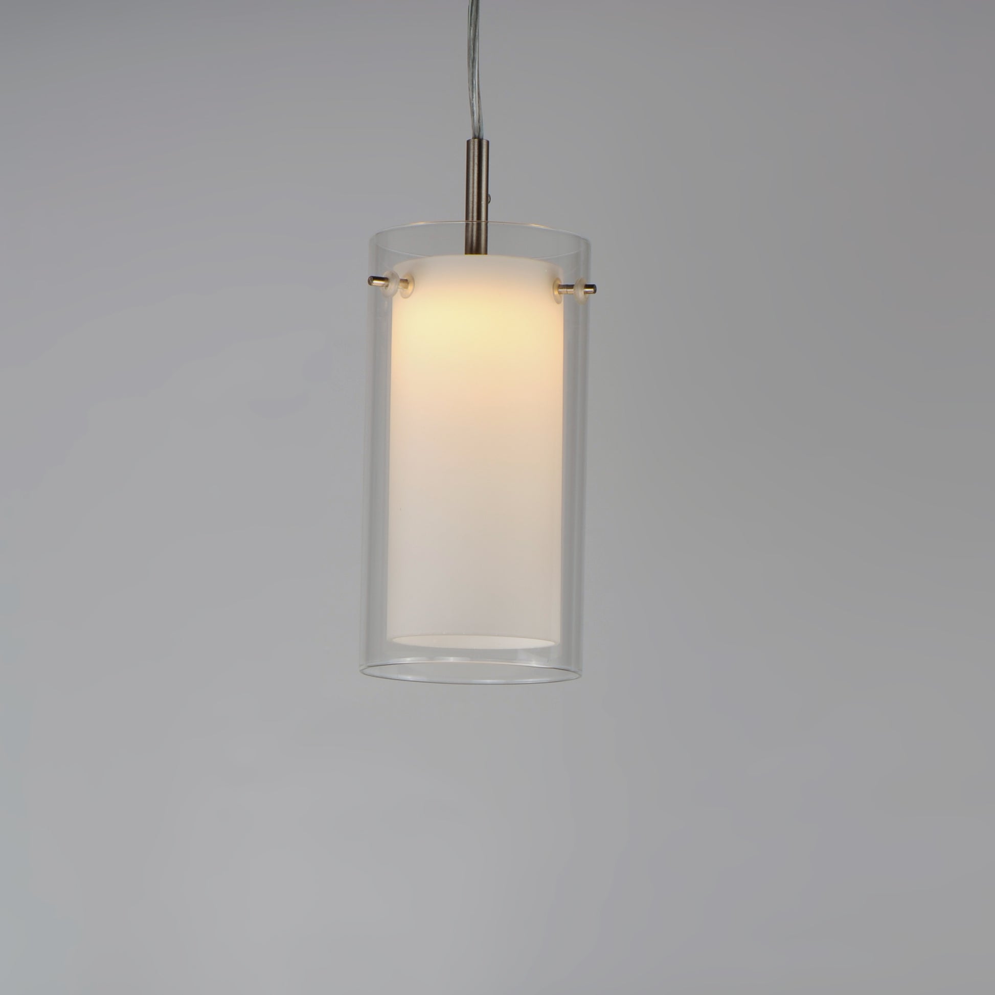 Duo Mini LED Pendant Satin Nickel by Maxim Lighting