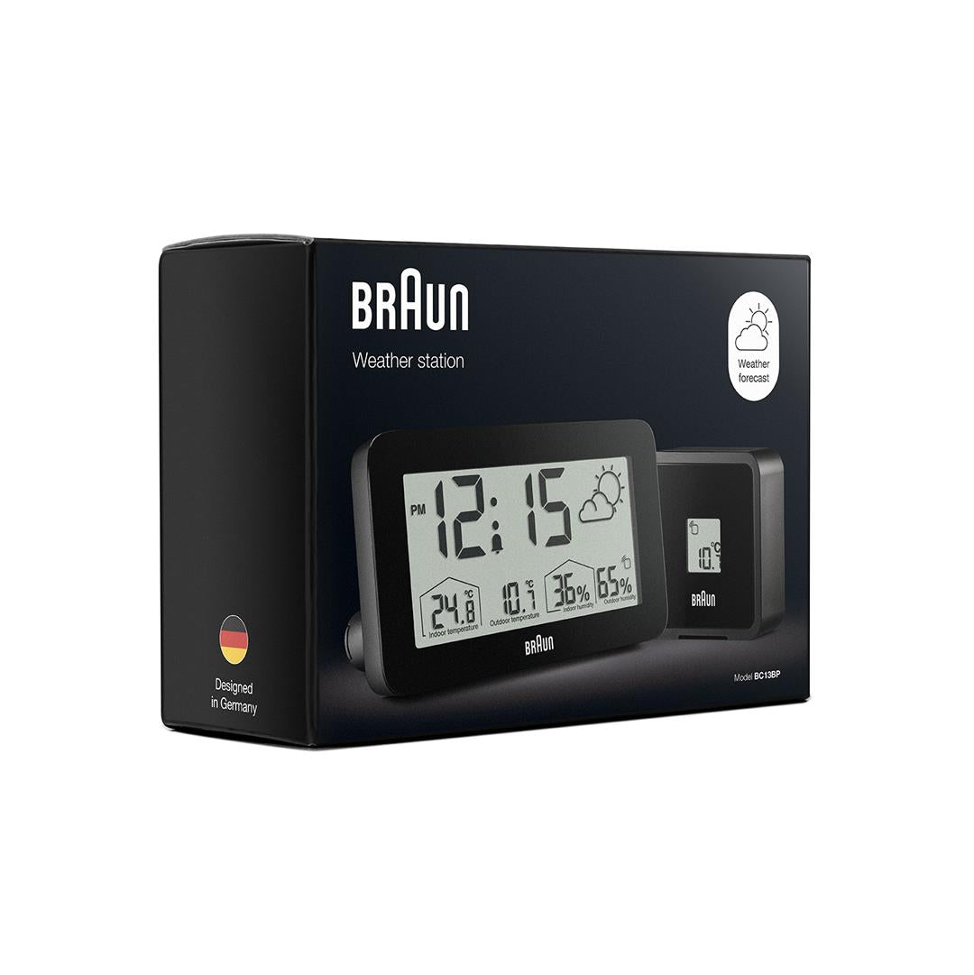 Braun BC13 Digital Weather Station & Alarm Clock, Black (photo 8 of 12)