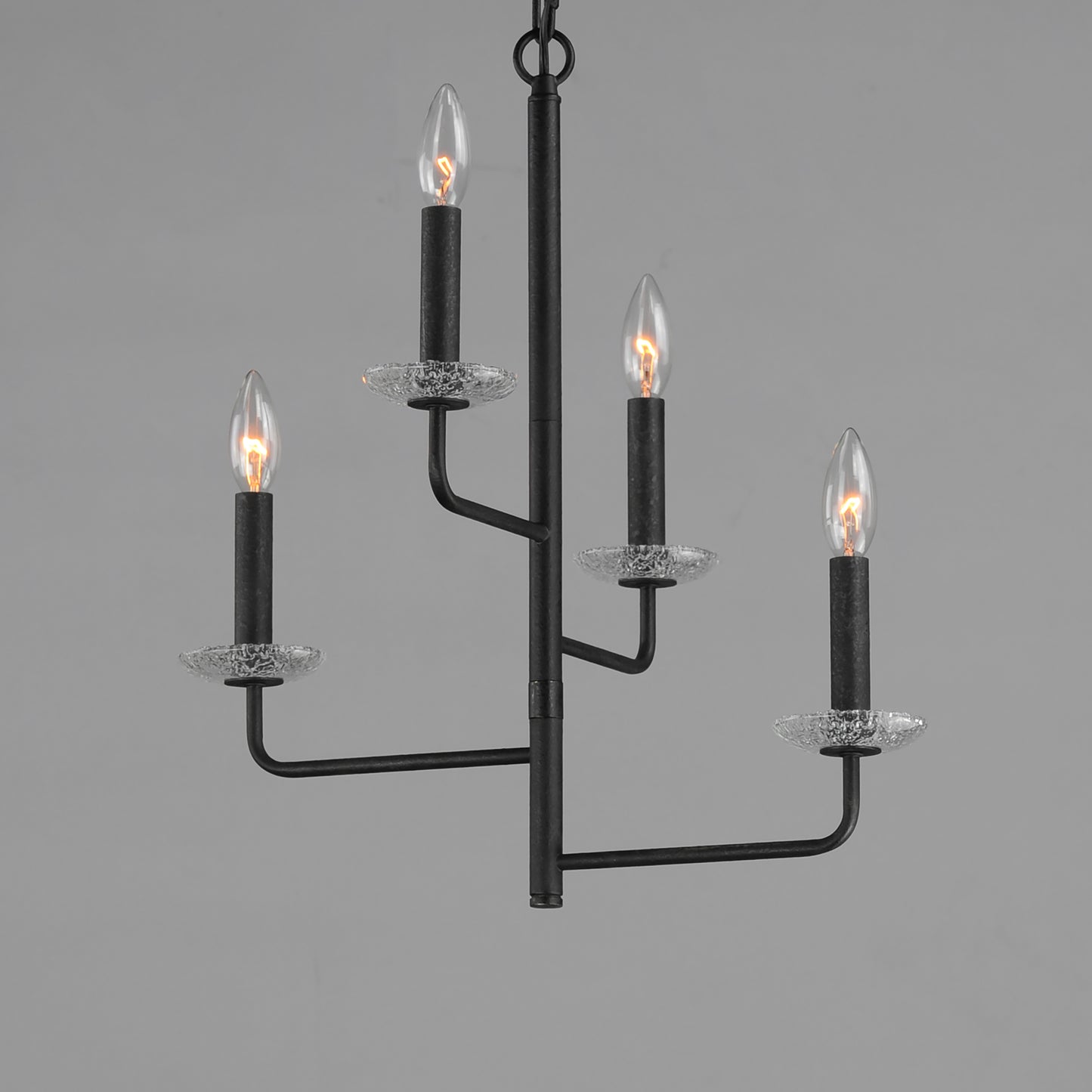 Madeira 4-Light Chandelier Anthracite by Maxim Lighting