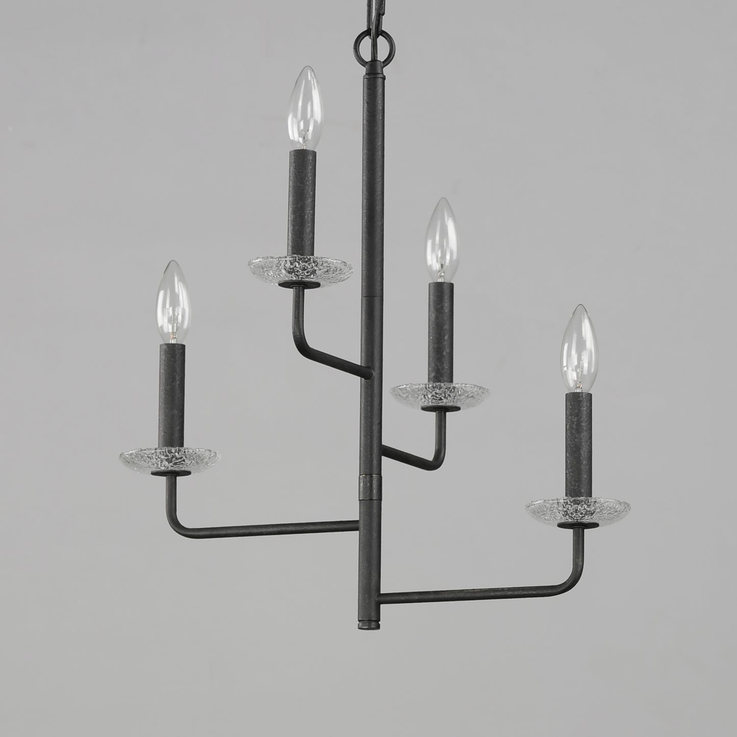 Madeira 4-Light Chandelier Anthracite by Maxim Lighting