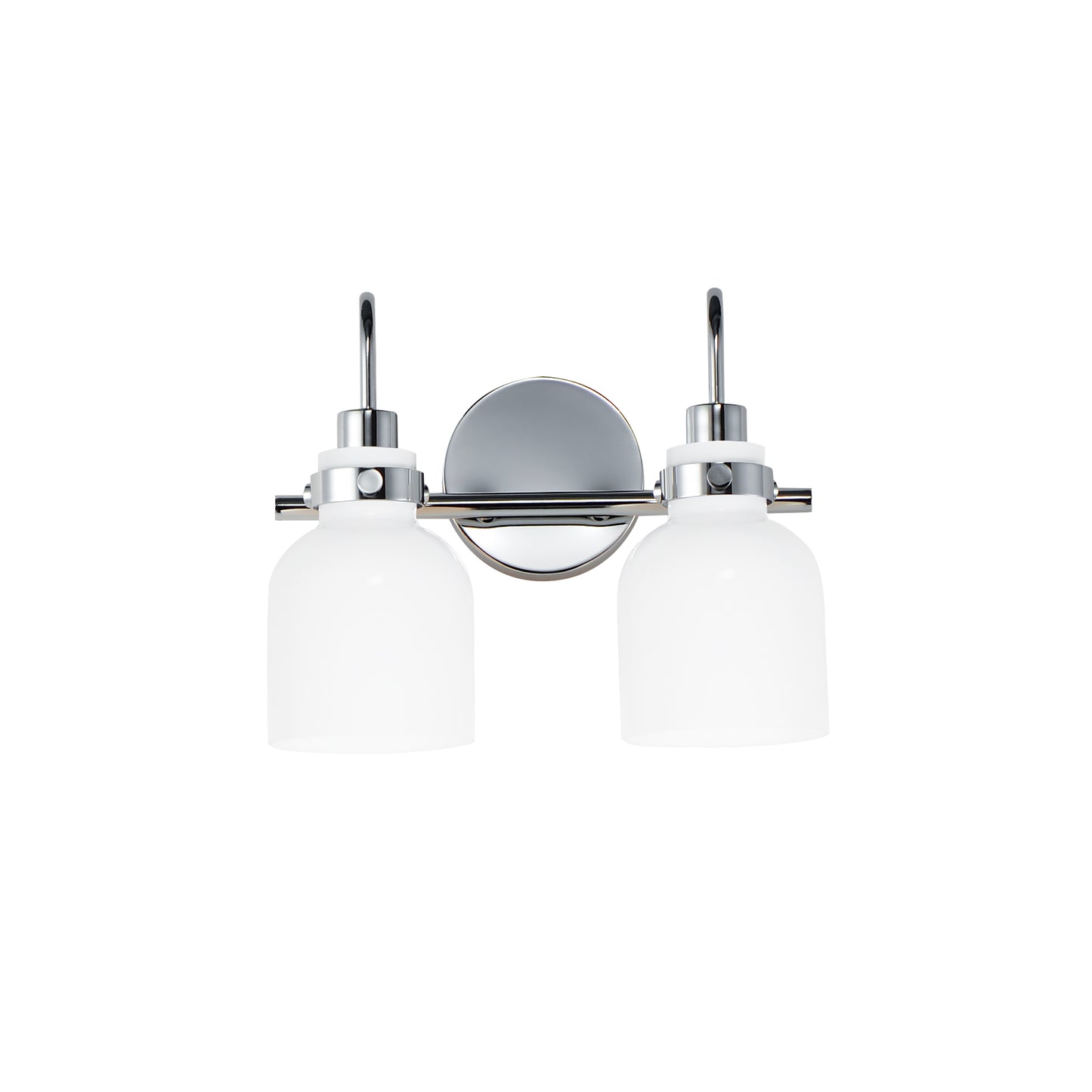 Milk 2-Light Bath Vanity Polished Chrome by Maxim Lighting