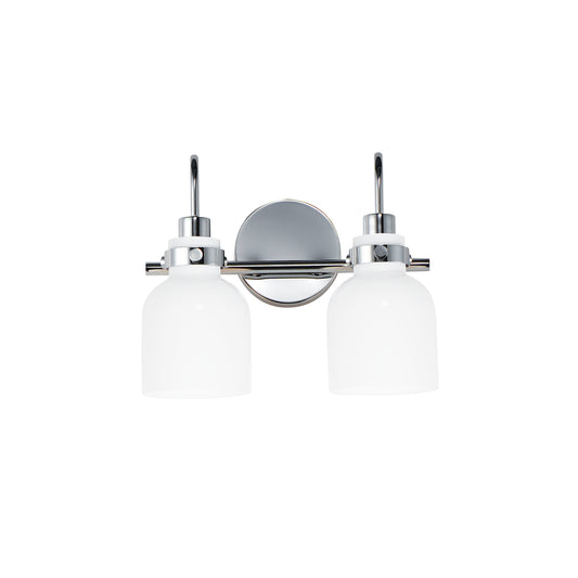 Milk 2-Light Bath Vanity Polished Chrome by Maxim Lighting