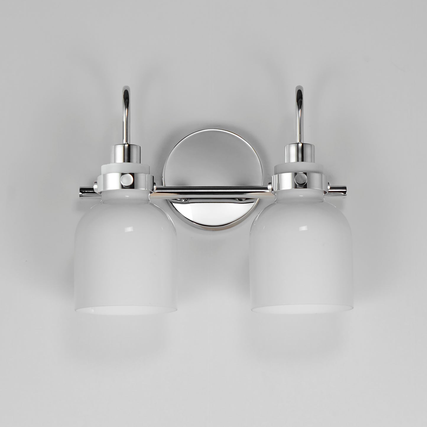Milk 2-Light Bath Vanity Polished Chrome by Maxim Lighting