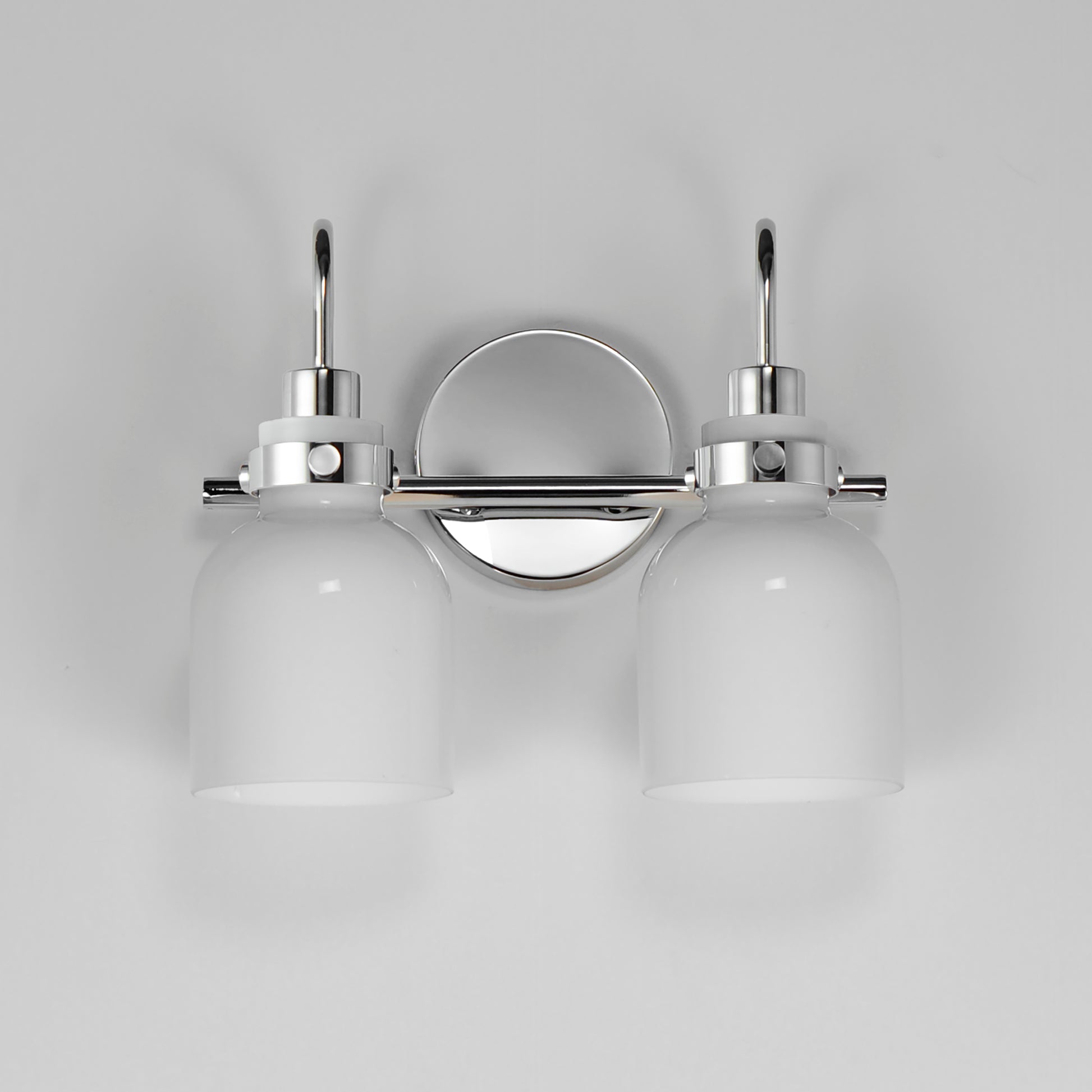Milk 2-Light Bath Vanity Polished Chrome by Maxim Lighting