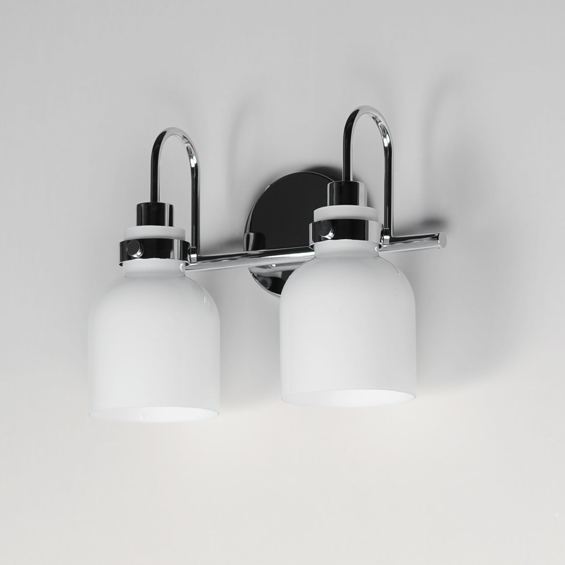 Milk 2-Light Bath Vanity Polished Chrome by Maxim Lighting