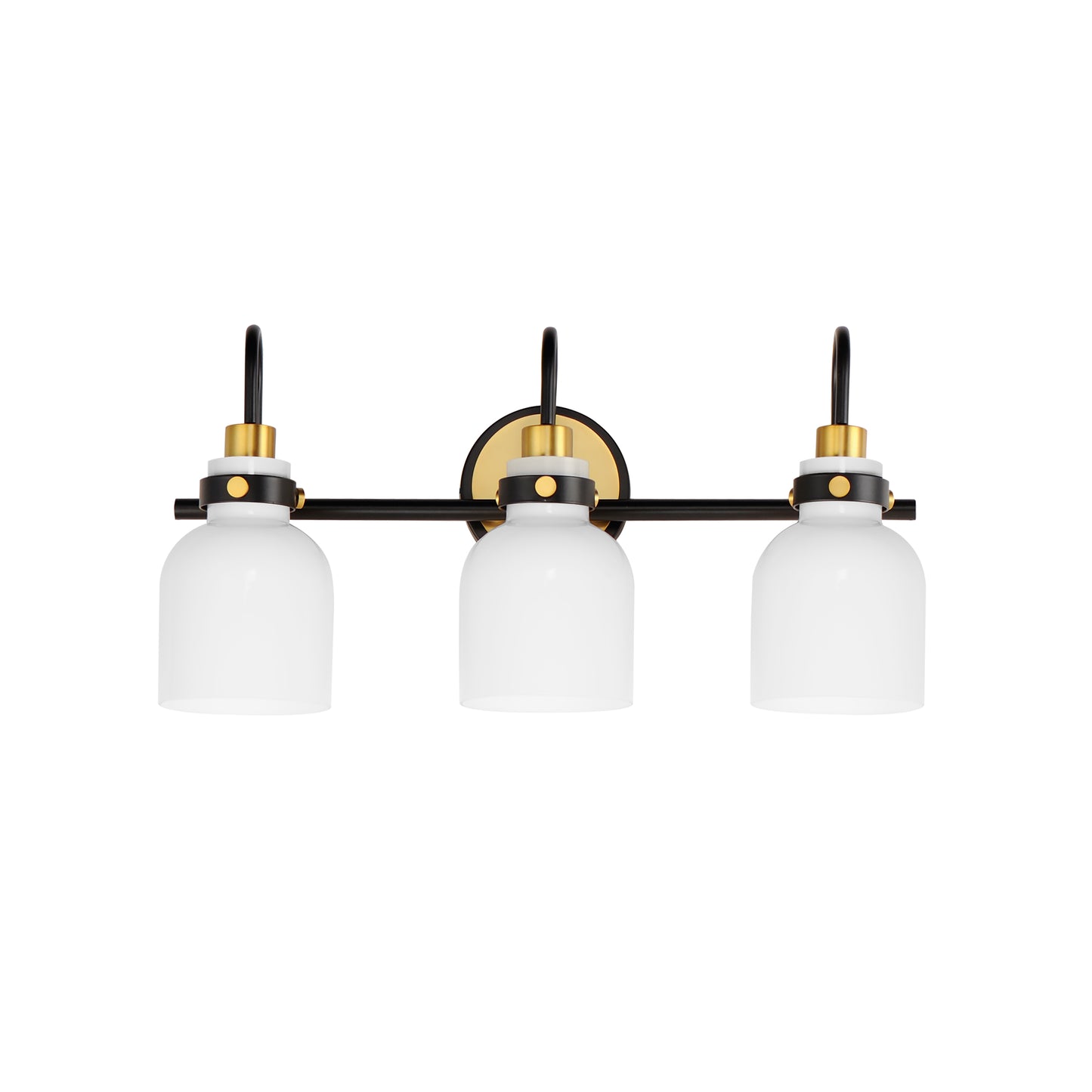 Milk 3-Light Bath Vanity Satin Brass by Maxim Lighting