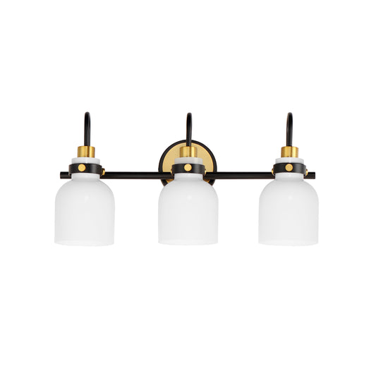 Milk 3-Light Bath Vanity Satin Brass by Maxim Lighting