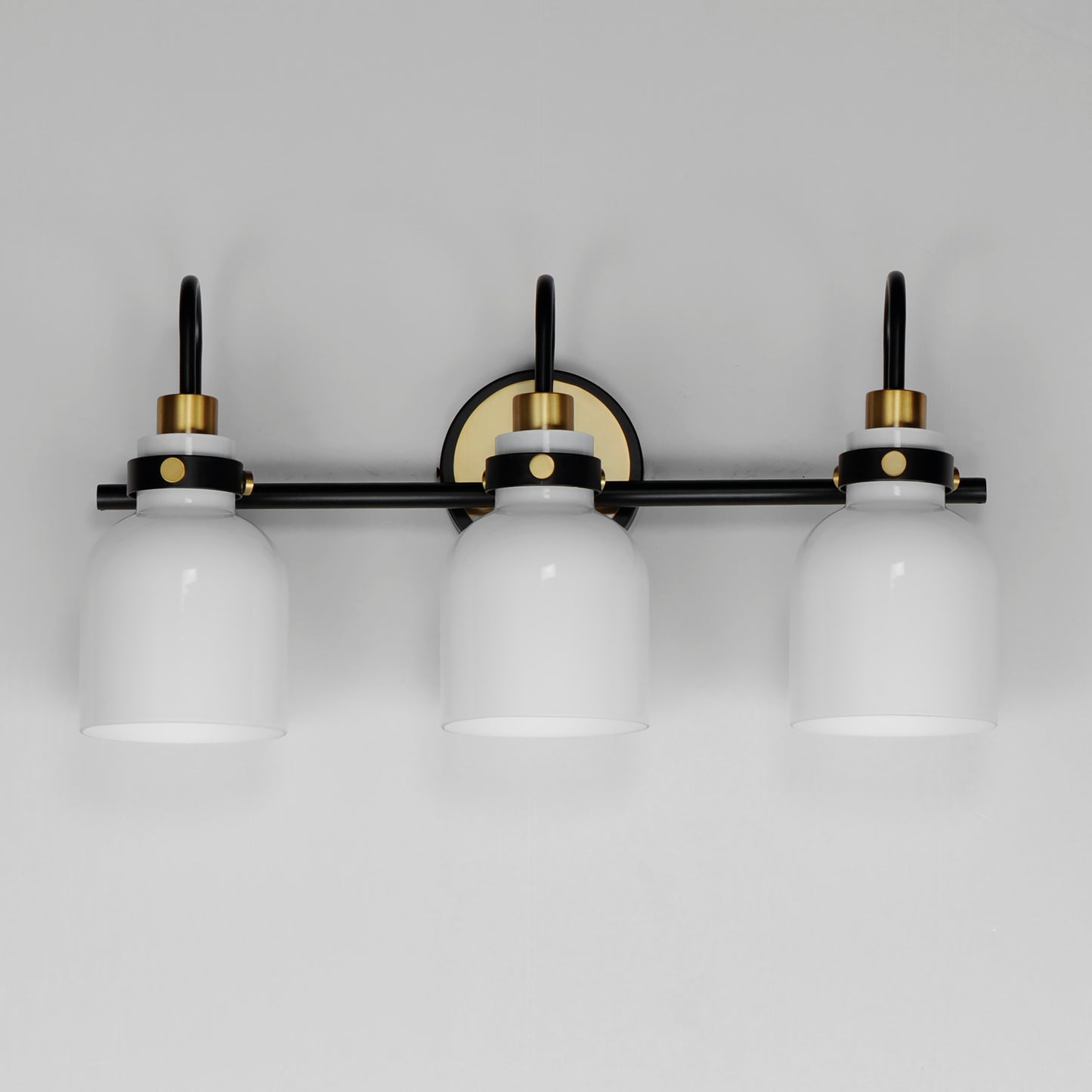 Milk 3-Light Bath Vanity Satin Brass by Maxim Lighting